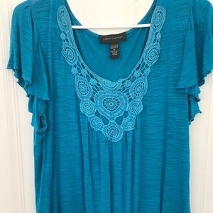 Cable & Gauge Teal Shirt